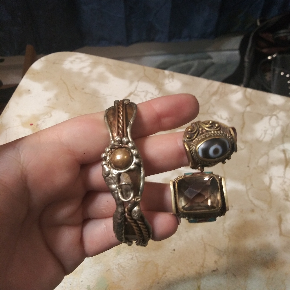 Handmade sterling and mixed metal jewlery